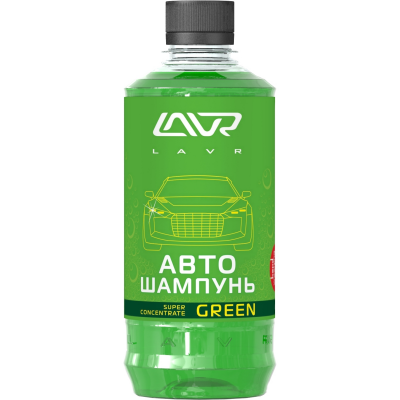 Автошампунь-суперконцентрат Green 1:120 - 1:320 LAVR Auto Shampoo Super Concentrate, 450мл LAVR LN2264