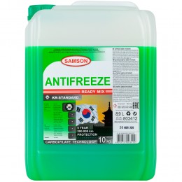 Антифриз, готовый раствор KOREA-Standard зелёный 10кг