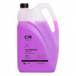 Антифриз CR лобридный флуор. -40°С, G12++, фиолет, готовый, 5л/5.36кг