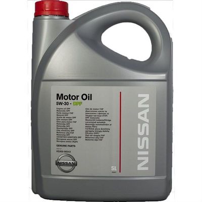 Синтетическое моторное масло Motor Oil DPF 5W-30", 5л" Nissan KE90090043