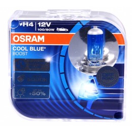 Комплект ламп H4 12V 100/90W P43t COOL BLUE BOOST цветовая температура 5000К 2шт.(1к-т)