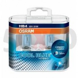 Комплект ламп HB4 12V 51W P22d COOL BLUE INTENSE цветовая температура 4200К 2шт.(1к-т)