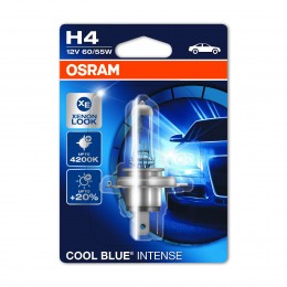 Лампа H4 12V 60/55W P43t COOL BLUE INTENSE цветовая температура 4200К 1 шт.