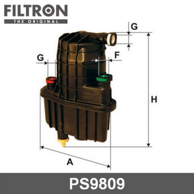 Фильтр топливный RENAULT Filtron PS9809