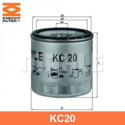 Фильтр топливный Knecht KC20