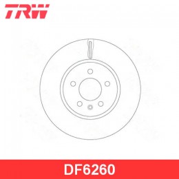 Снят, замена DF6260S Диск тормозной передний TRW DF6260