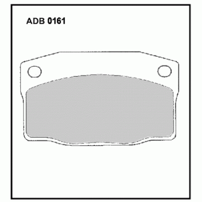 Колодки тормозные дисковые передние Allied Nippon ADB0161