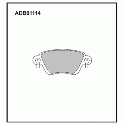 Колодки тормозные дисковые Allied Nippon ADB01114