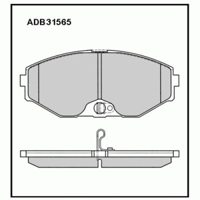 Колодки тормозные дисковые передние Allied Nippon ADB31565