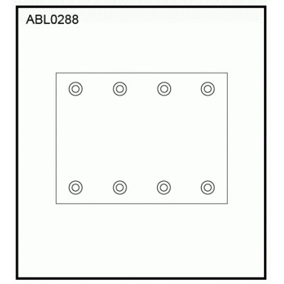 Накладки тормозные,комплект STD / WVA () Allied Nippon ABL0288