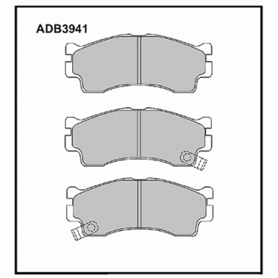 Колодки тормозные дисковые передние Allied Nippon ADB3941