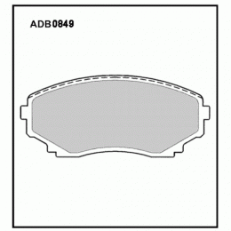 Колодки тормозные дисковые передние ADB0849 Allied Nippon