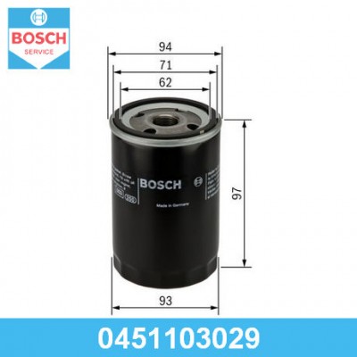 Фильтр масляный Bosch 0451103029