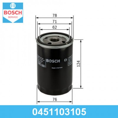 Фильтр масляный Bosch 0451103105