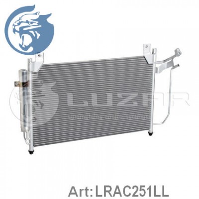 Радиатор кондиционера с ресивером Luzar LRAC251LL