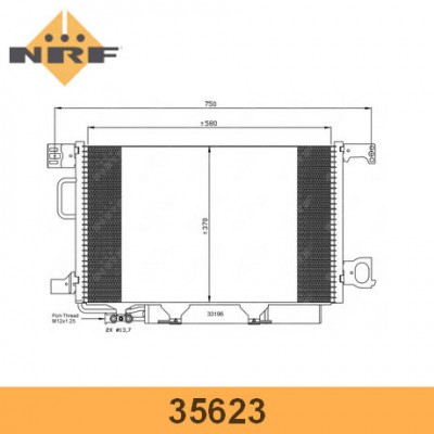 Радиаторы кондиционера NRF 35623