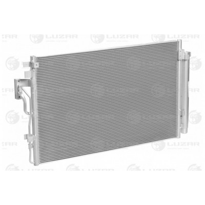 Радиатор кондиционера с ресивером Luzar LRAC0822