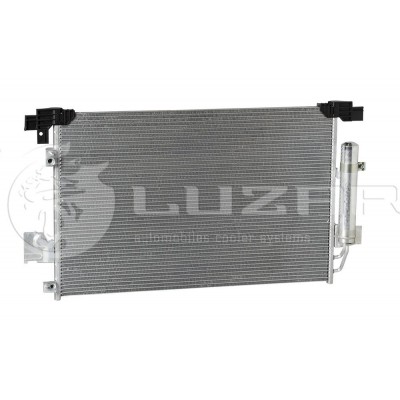 Радиатор кондиционера с ресивером Luzar LRAC1104