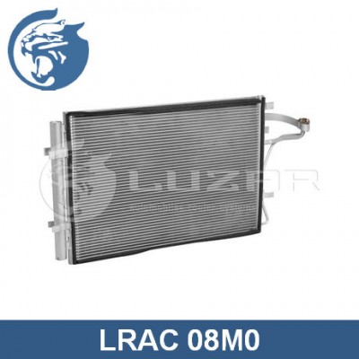 Радиатор кондиционера с ресивером Luzar LRAC08M0