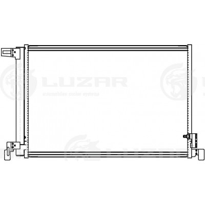 Радиатор кондиционера Luzar LRAC1860
