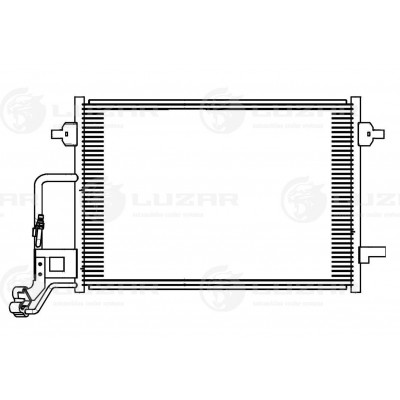 Радиатор кондиционера Luzar LRAC1865