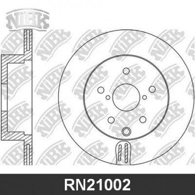 RN21002V Диск тормозной задний NIBK RN21002