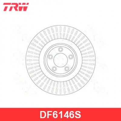 Диск тормозной передний TRW DF6146S