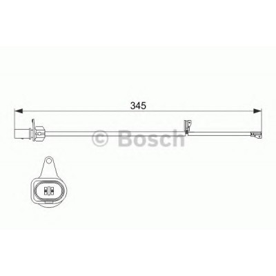 Датчик износа тормозных колодок Bosch 1987474507