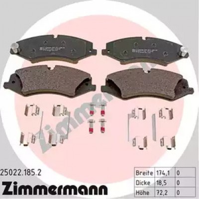 Тормозные колодки Zimmermann 250221852