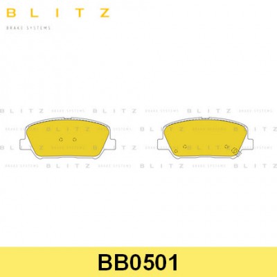 Колодки тормозные дисковые передние Blitz BB0501