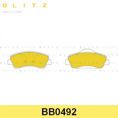Колодки тормозные дисковые передние Blitz BB0492