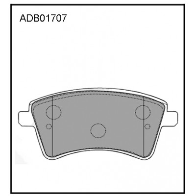 Колодки тормозные дисковые | перед | Allied Nippon ADB01707