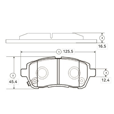 / CKD-22 GK0145 Колодки тормозные дисковые | перед | CTR GK0145